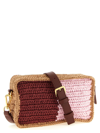 Multicolor Paper Crossbody Bag