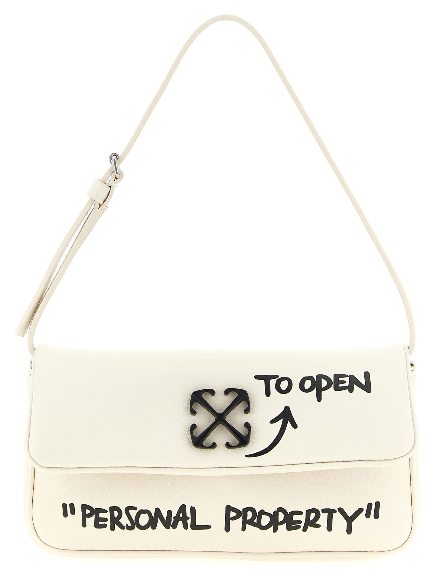 Bicolor Lamb Leather Shoulder Bag