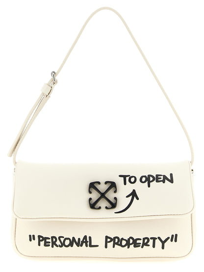Bicolor Lamb Leather Shoulder Bag