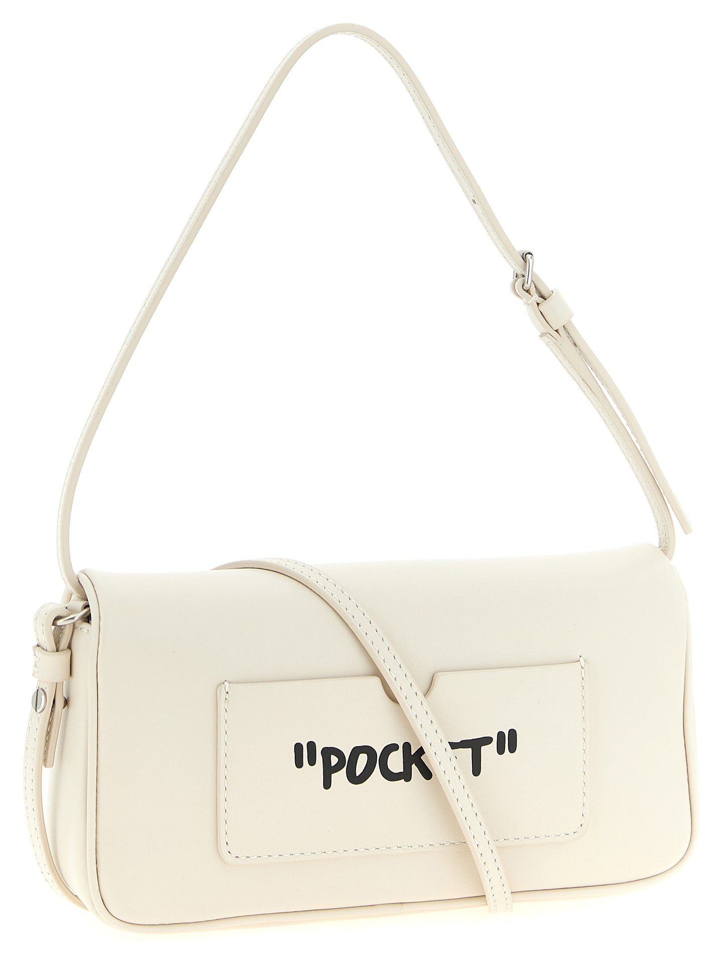 Bicolor Lamb Leather Shoulder Bag