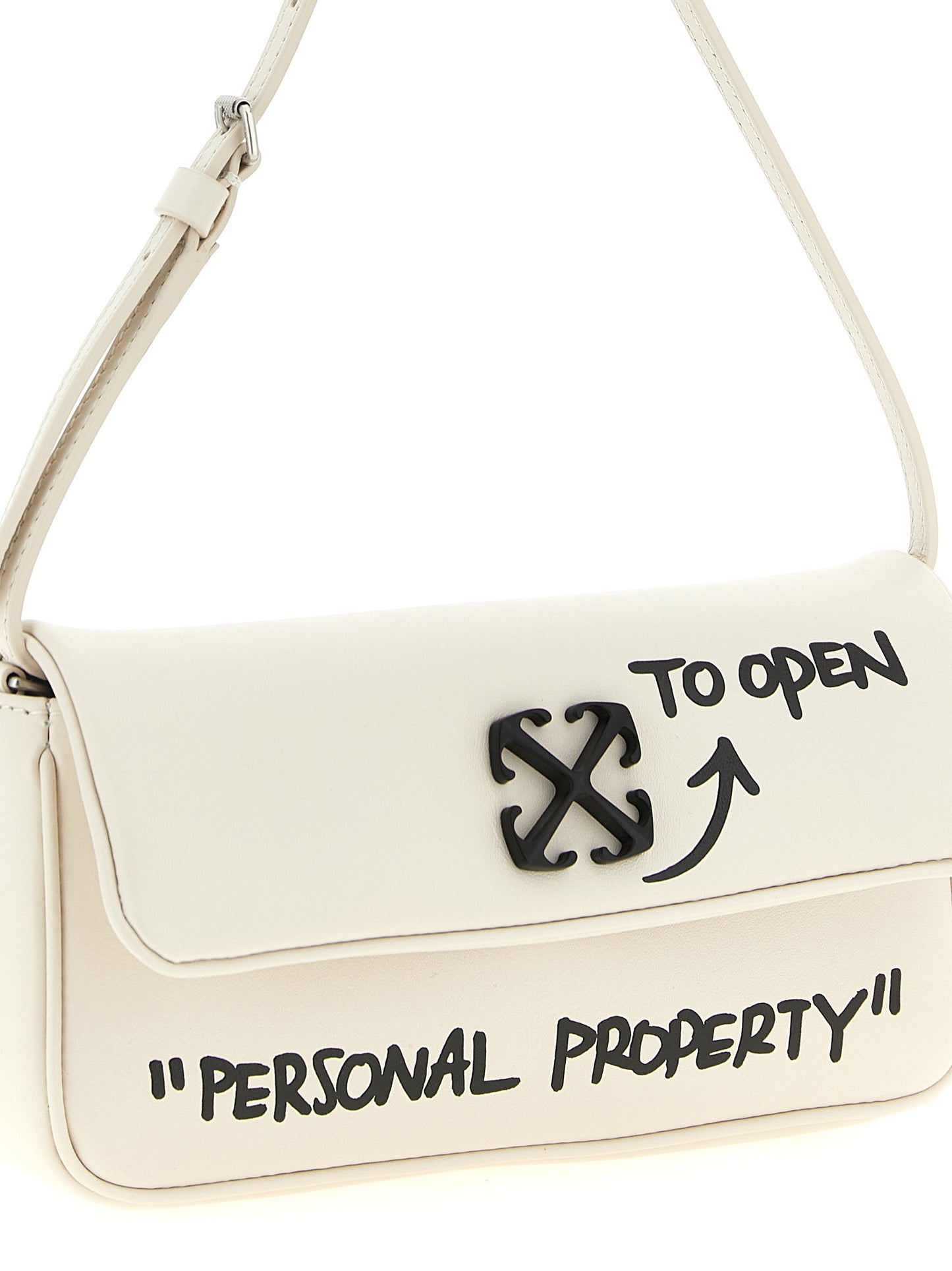 Bicolor Lamb Leather Shoulder Bag