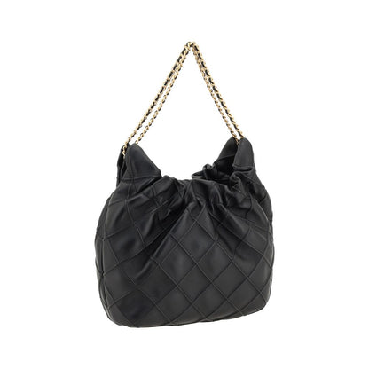 Black Calf Leather Bos Taurus Handbag
