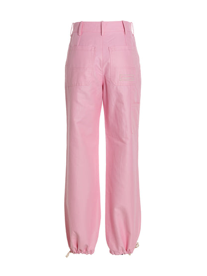 Multicolor Polyamide Casual Pants