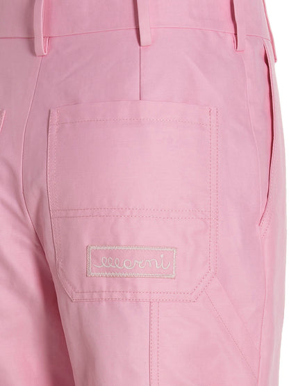 Multicolor Polyamide Casual Pants