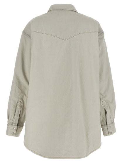 White Cotton Denim Jacket