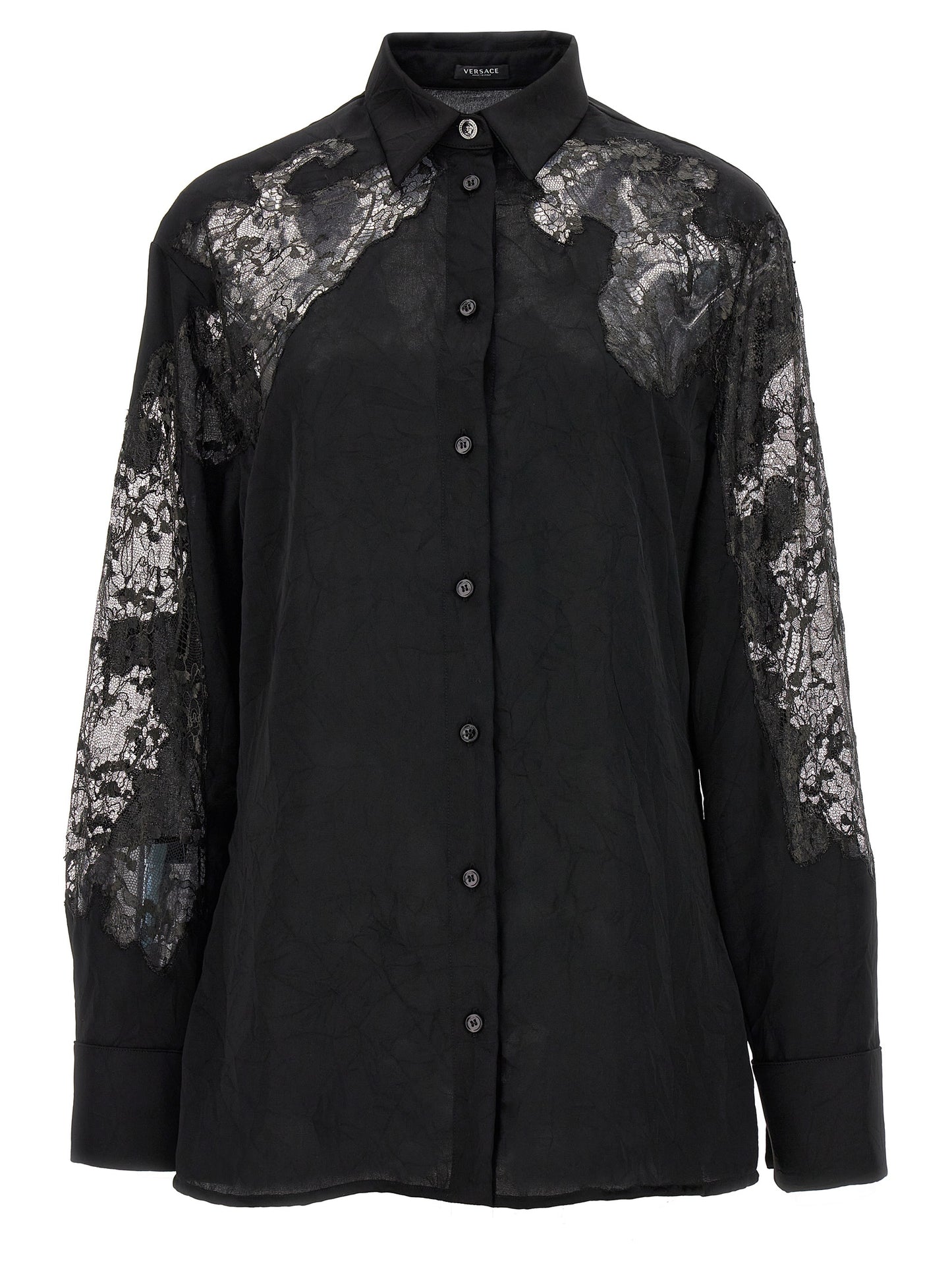 Black Polyester Blouse