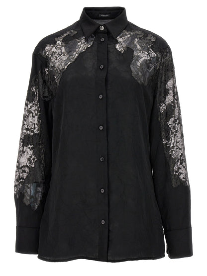 Black Polyester Blouse
