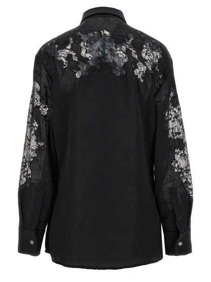 Black Polyester Blouse