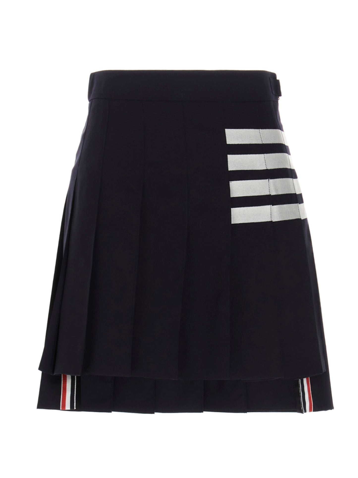 Blue Wool Long Skirt