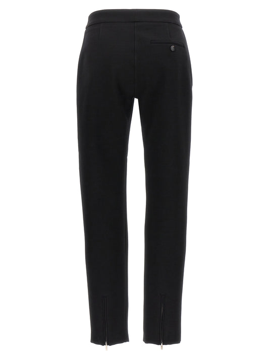 Black Elastane Skinny Pants