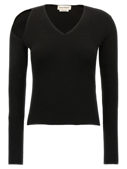 Black Wool Cardigan
