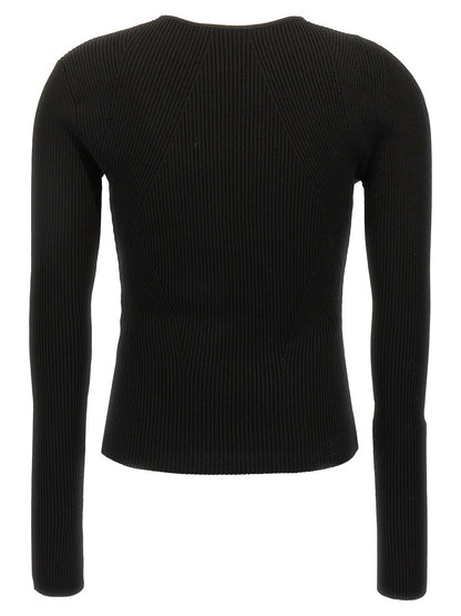 Black Wool Cardigan