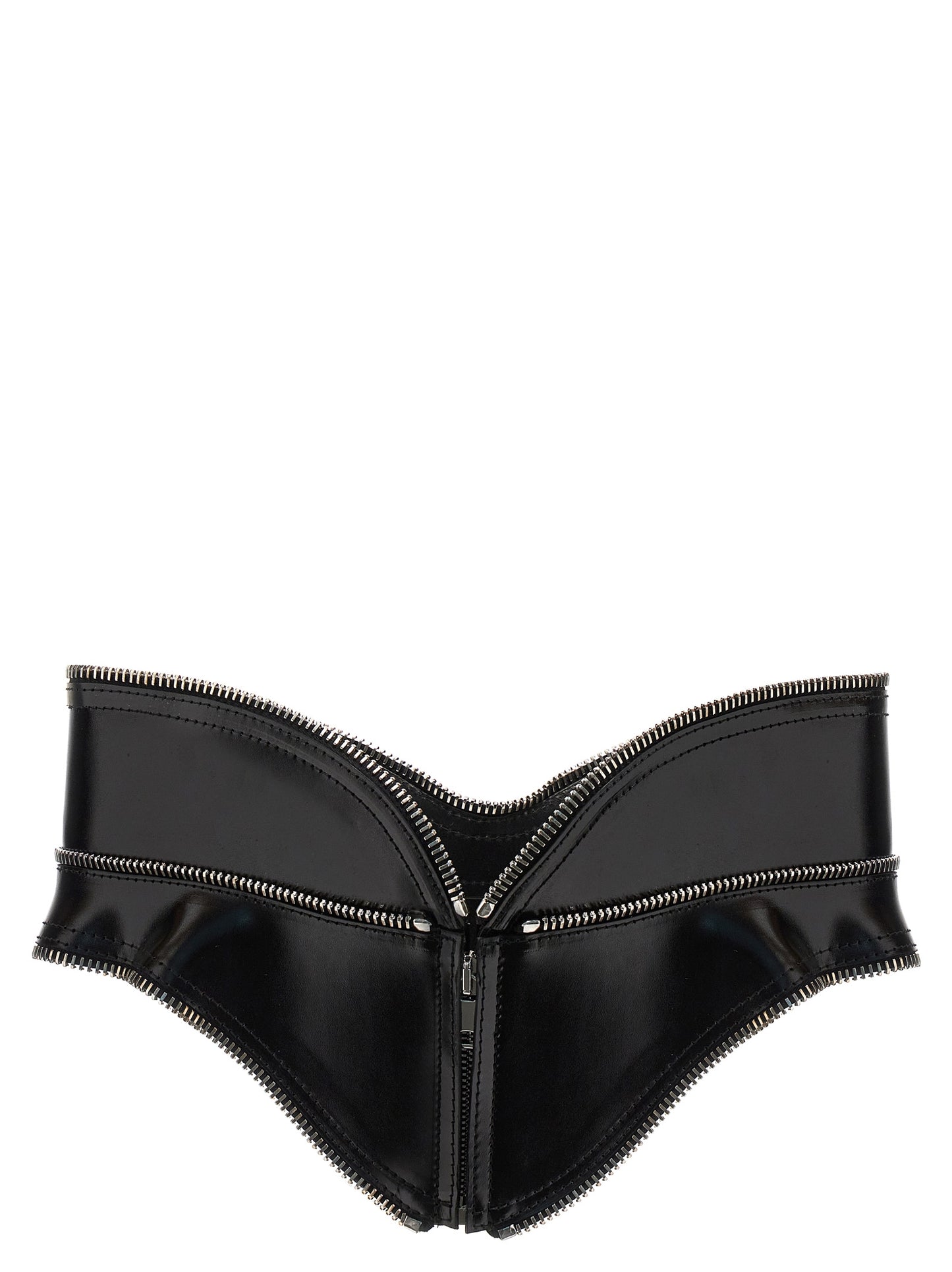 Black Leather Regular Belt