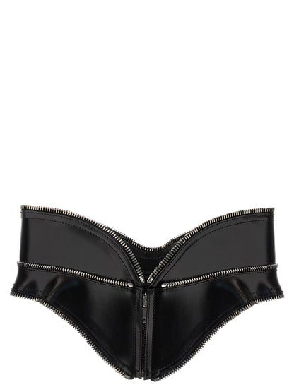 Black Leather Regular Belt
