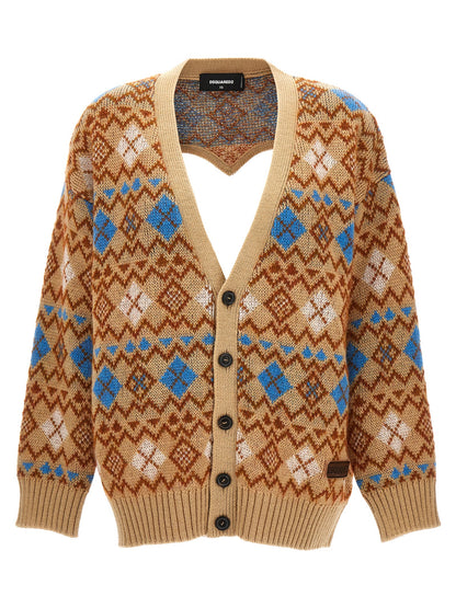 Multicolor Wool Cardigan