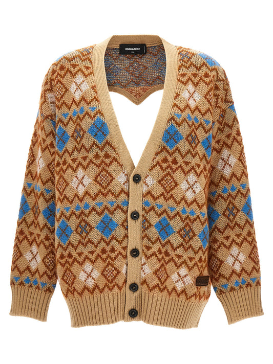 Multicolor Wool Cardigan