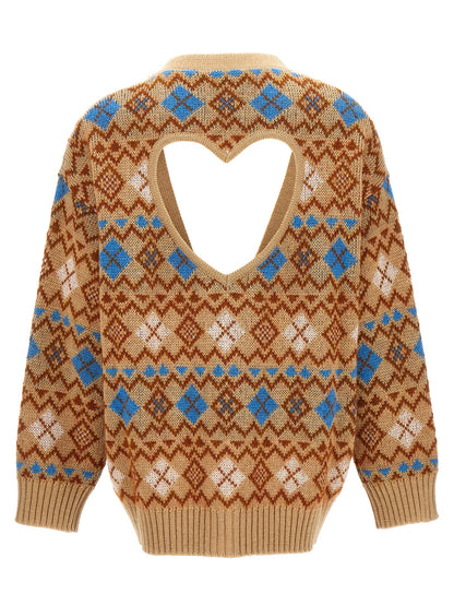 Multicolor Wool Cardigan