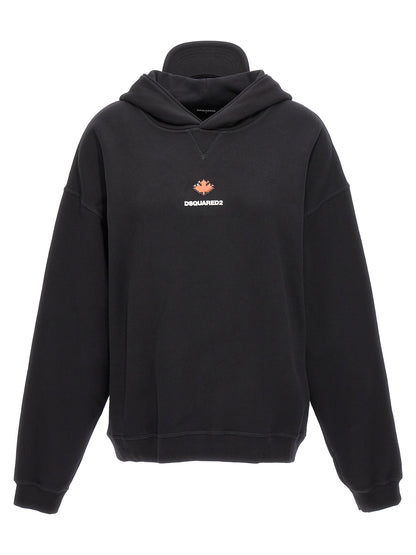 Black Cotton Sweatshirt