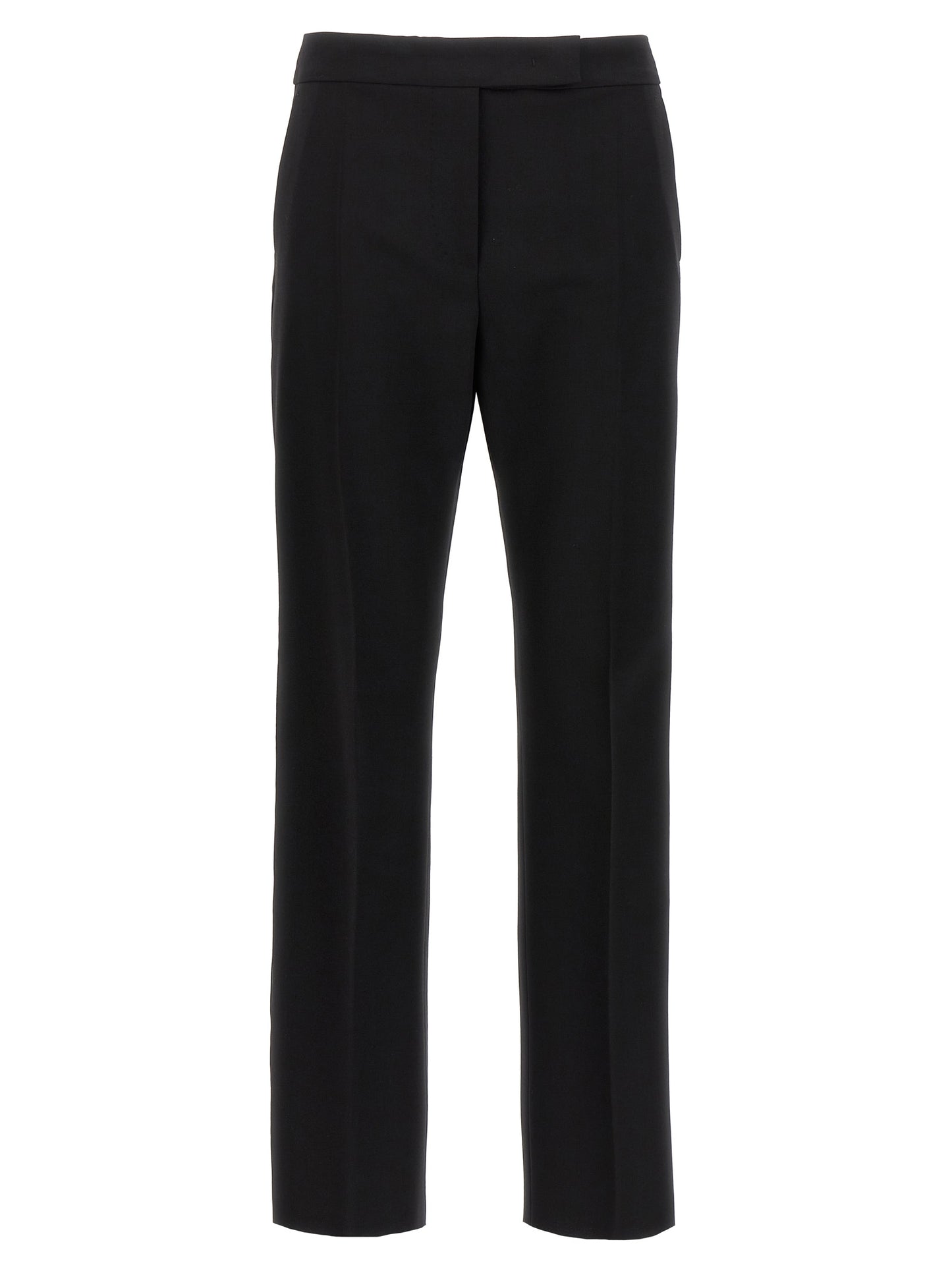 Black Virgin Wool Dress Pants