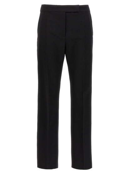 Black Virgin Wool Dress Pants