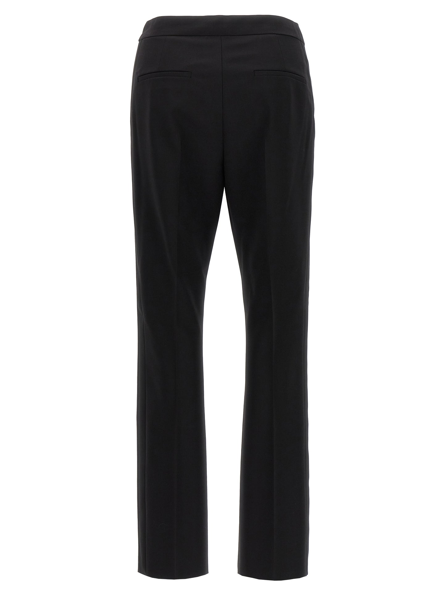 Black Virgin Wool Dress Pants