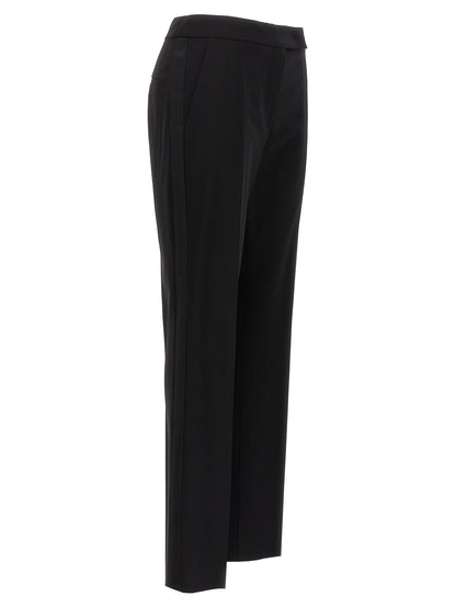 Black Virgin Wool Dress Pants
