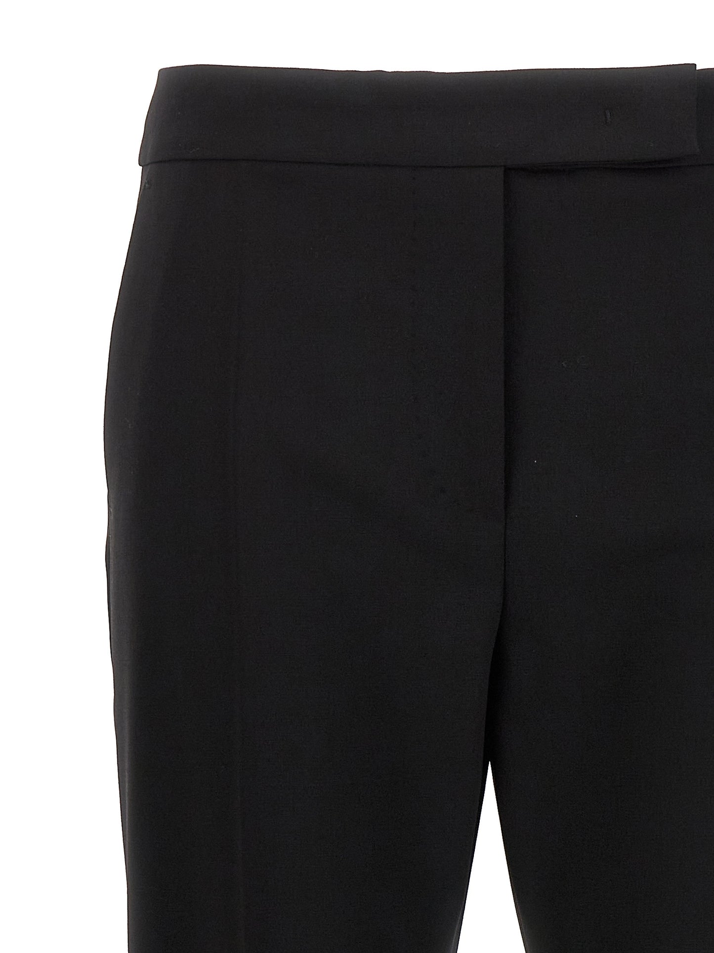 Black Virgin Wool Dress Pants
