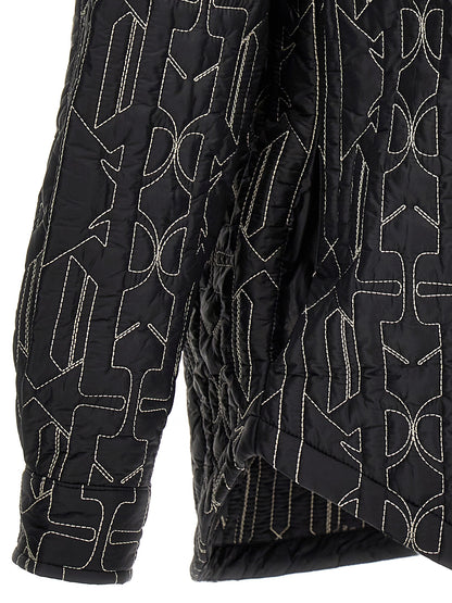 Gray Polyamide Shell Jacket