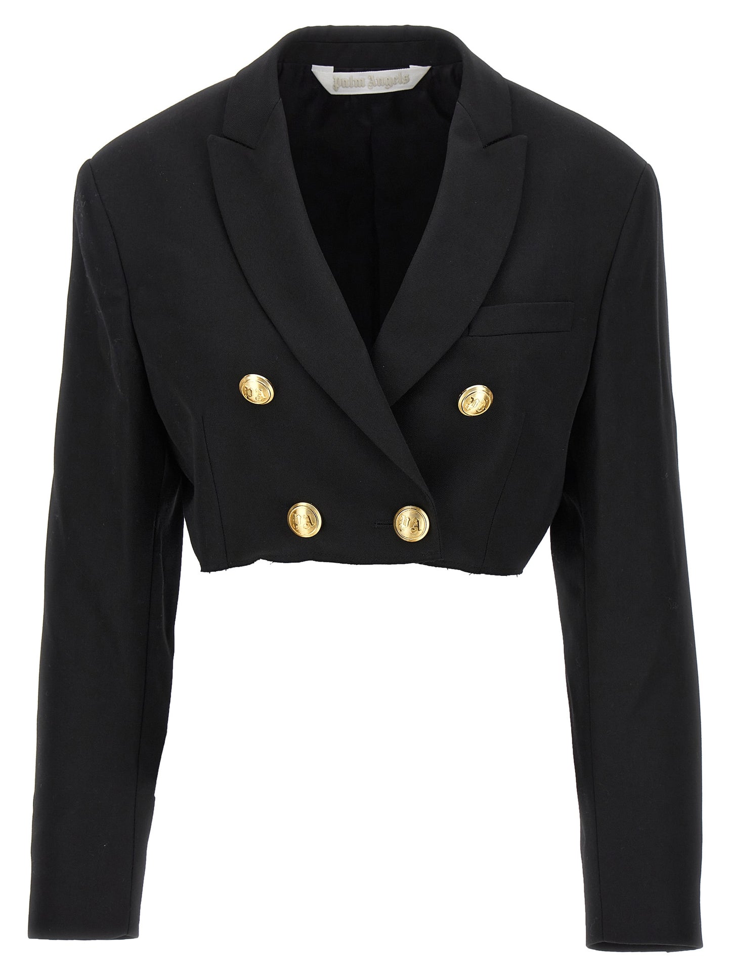 Black Polyester Blazer