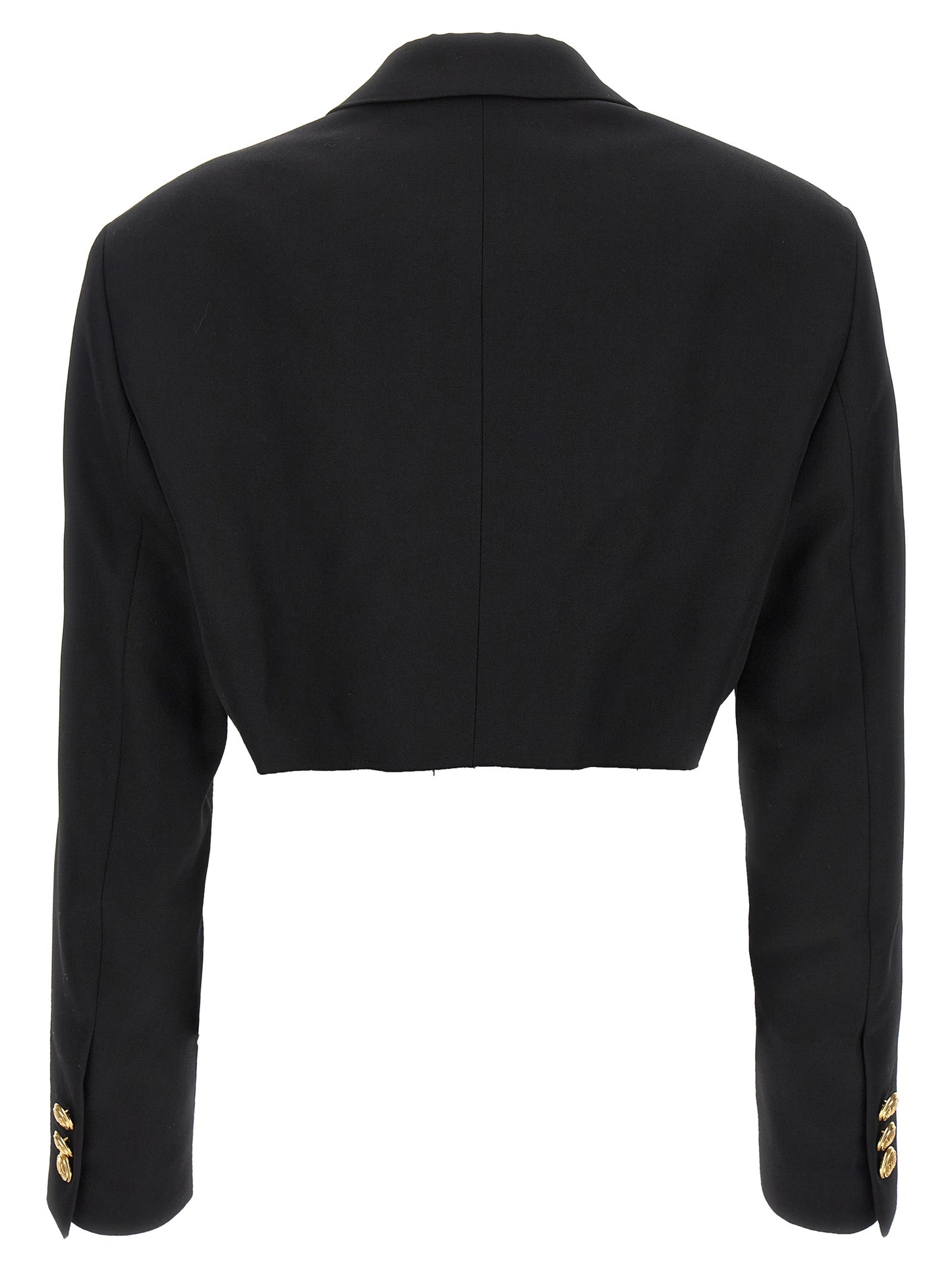 Black Polyester Blazer