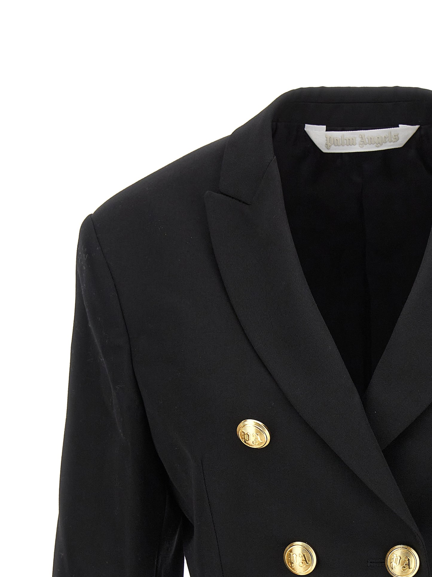 Black Polyester Blazer