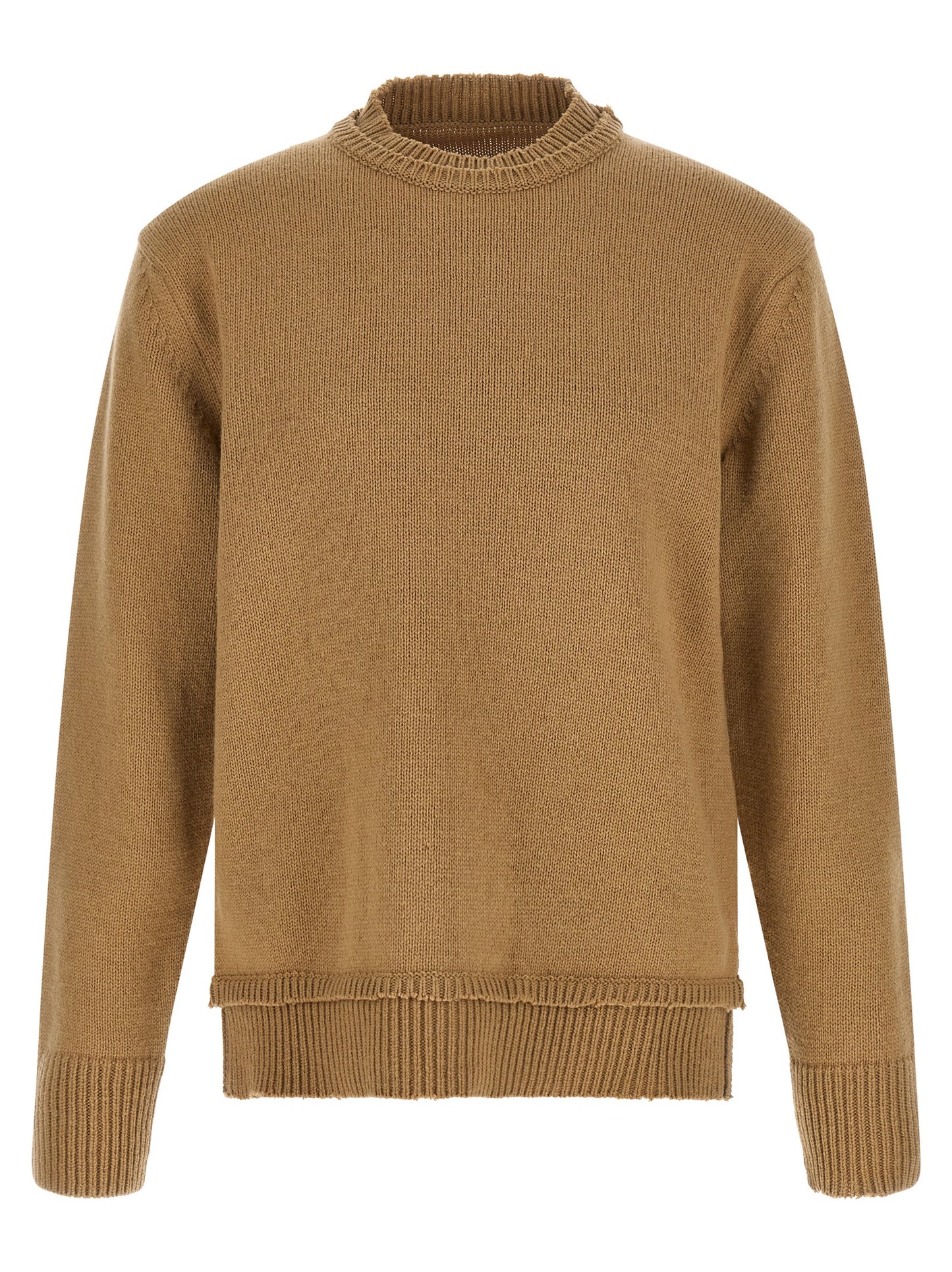 Beige Wool Cardigan