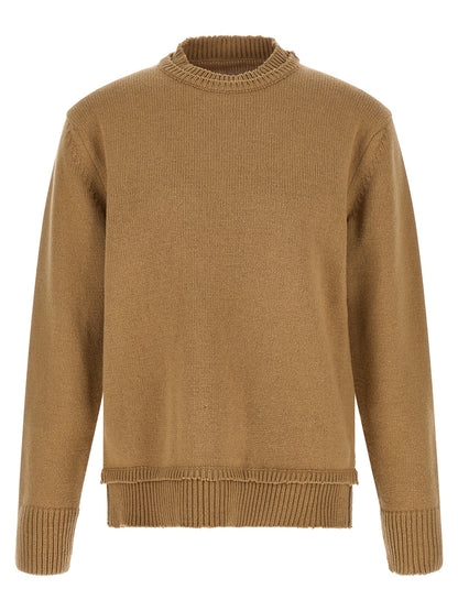 Beige Wool Cardigan
