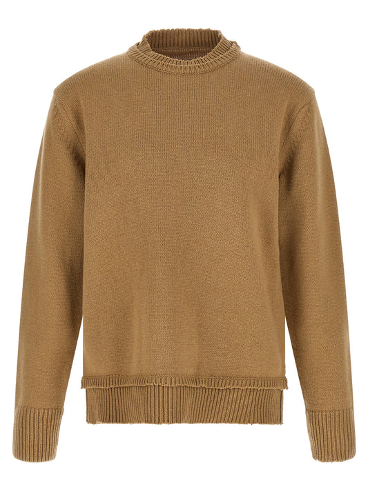 Beige Wool Cardigan