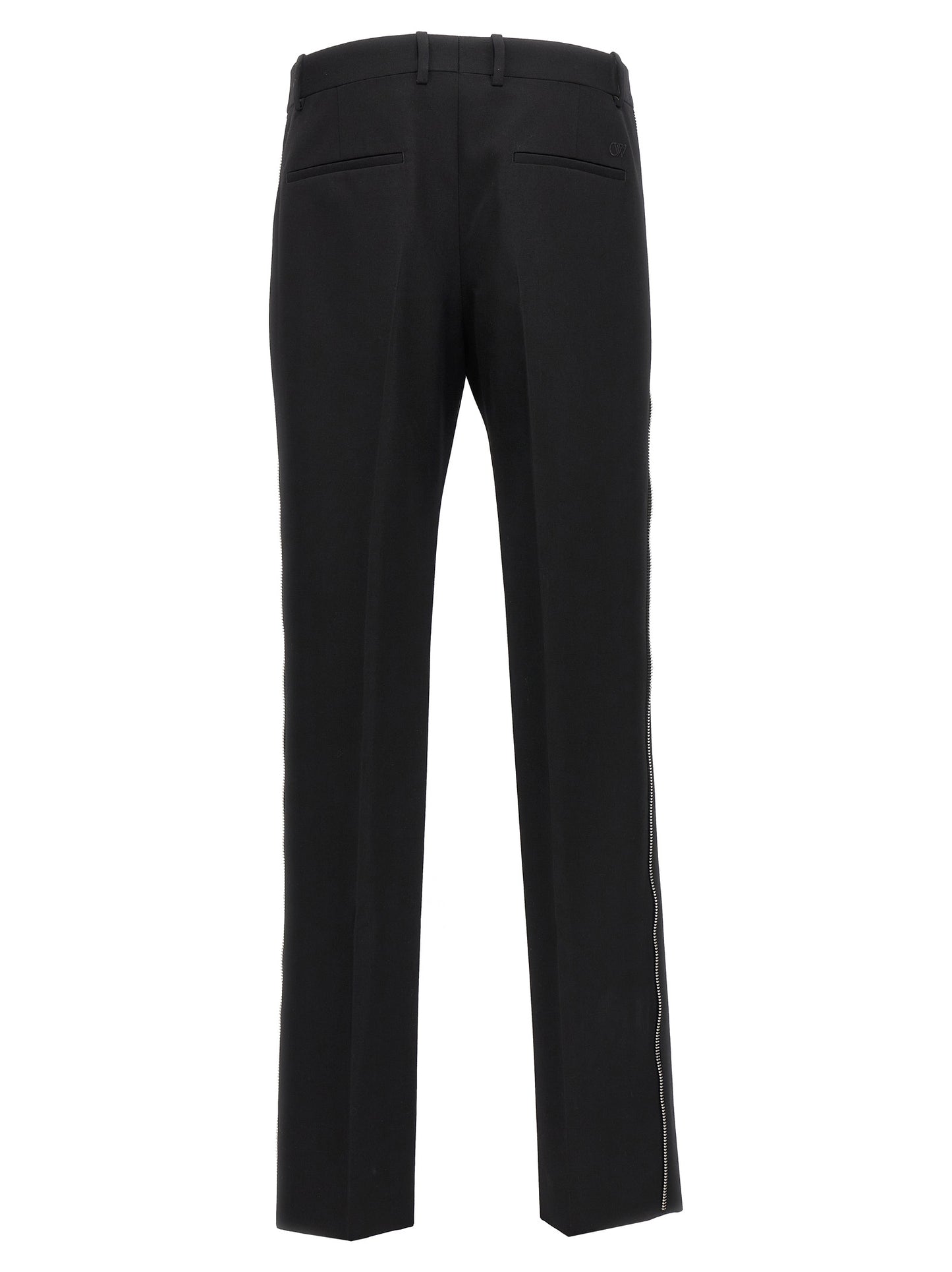 Black Virgin Wool Dress Pants
