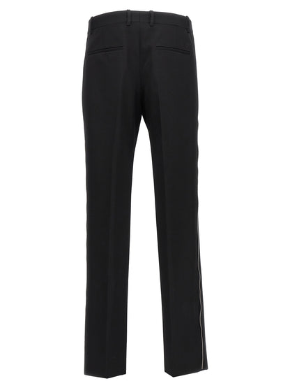 Black Virgin Wool Dress Pants
