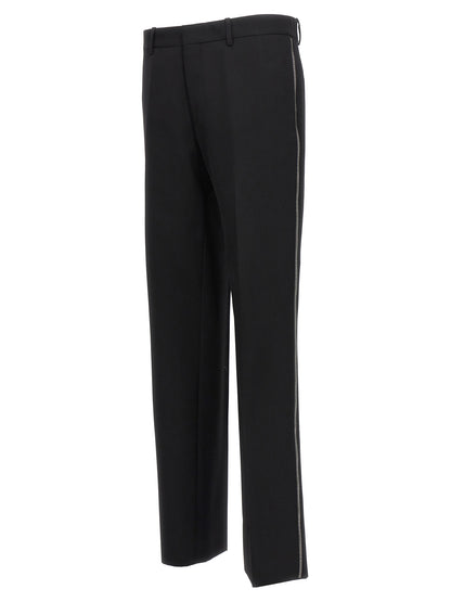 Black Virgin Wool Dress Pants