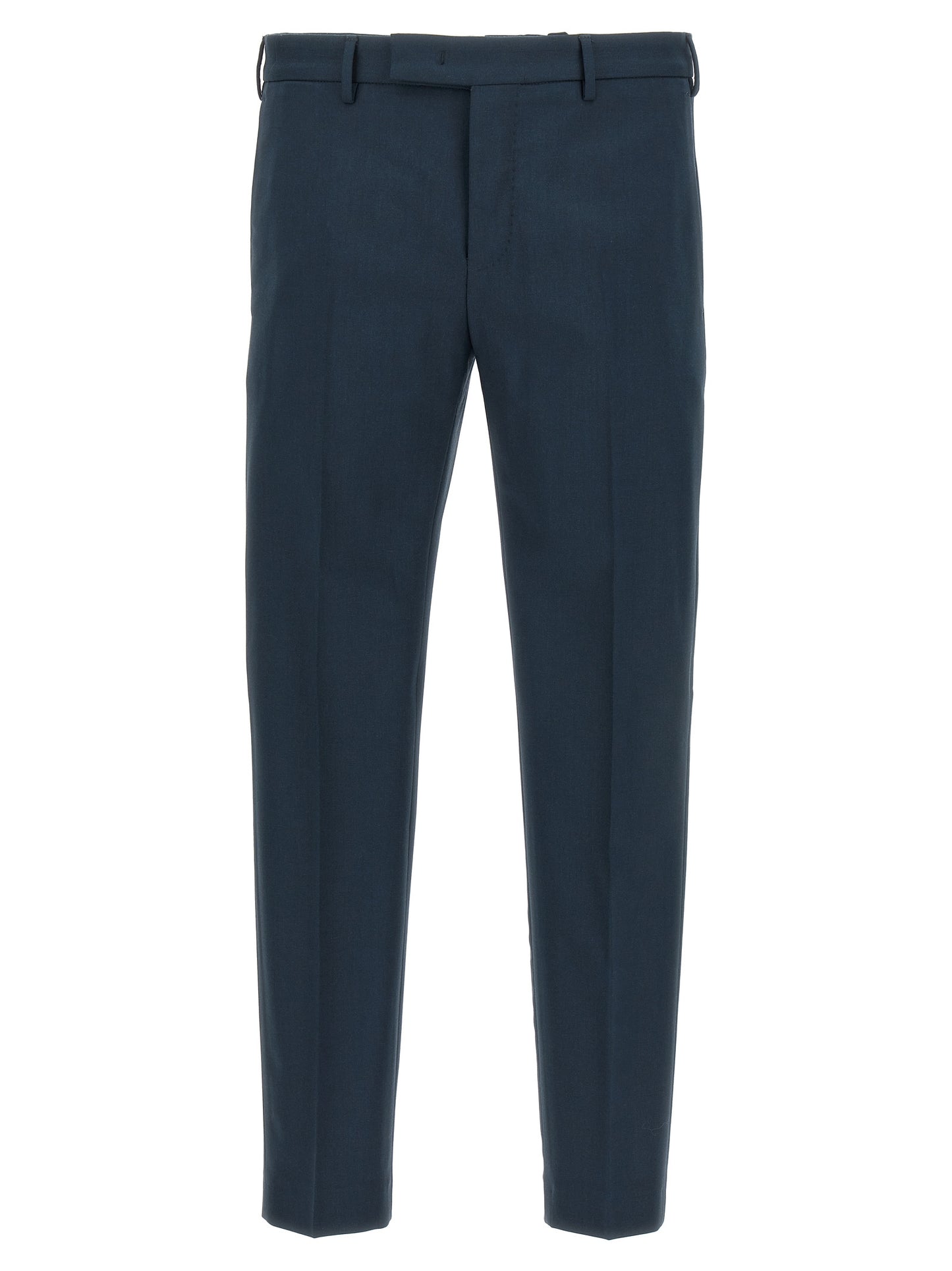 Blue Virgin Wool Dress Pants