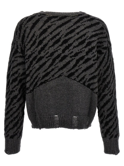 Multicolor Wool Cardigan