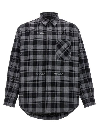 Gray Cotton Shell Jacket