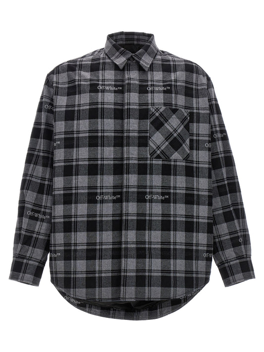 Gray Cotton Shell Jacket