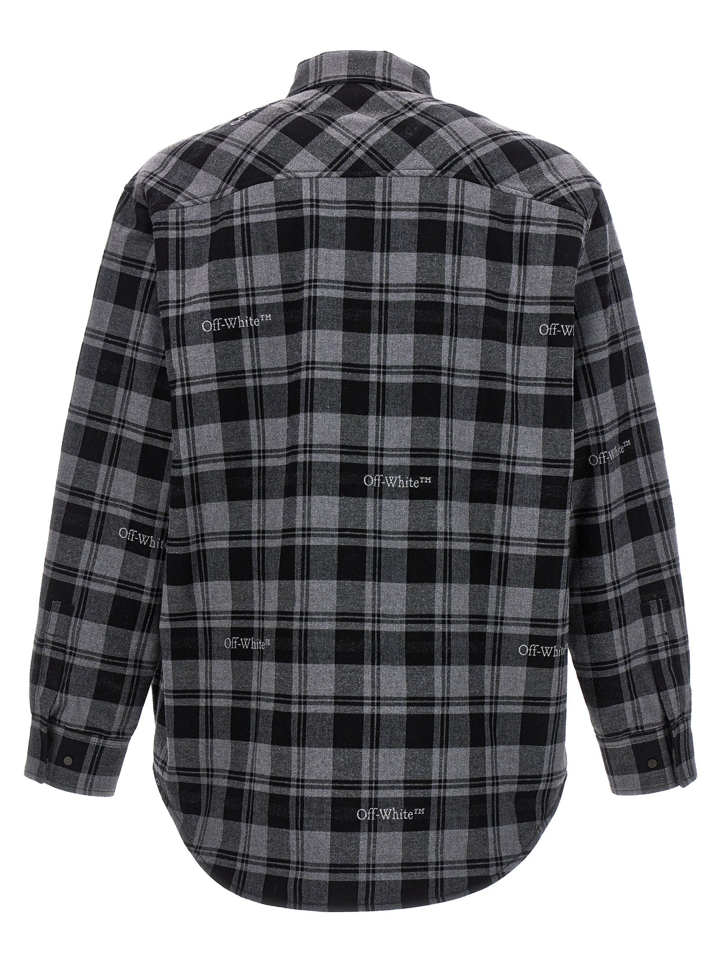 Gray Cotton Shell Jacket
