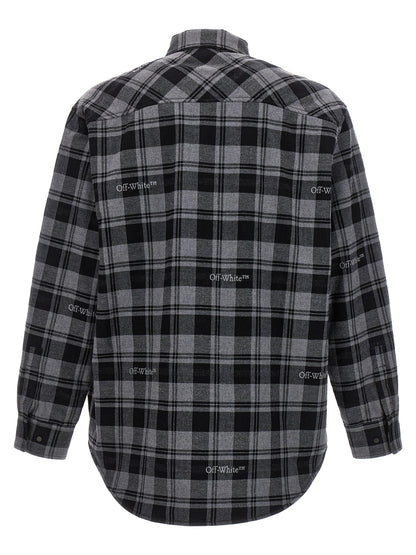 Gray Cotton Shell Jacket