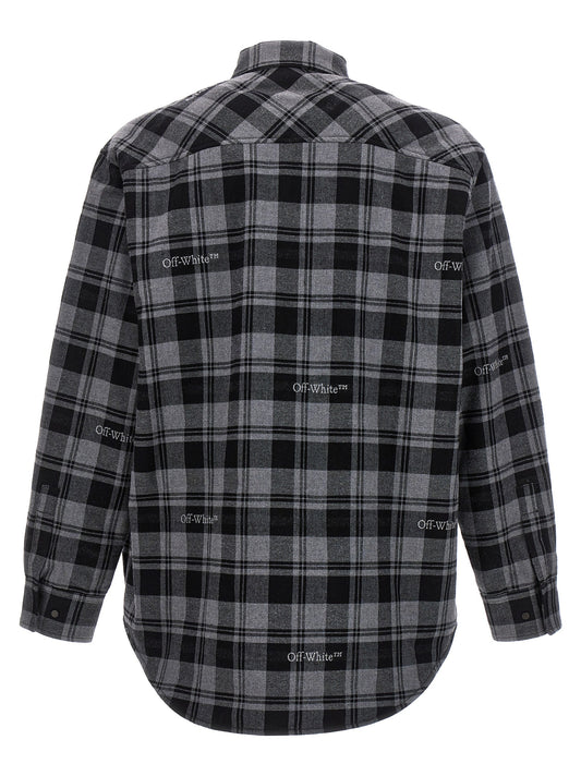 Gray Cotton Shell Jacket