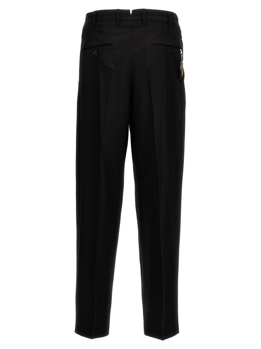 Black Virgin Wool Dress Pants
