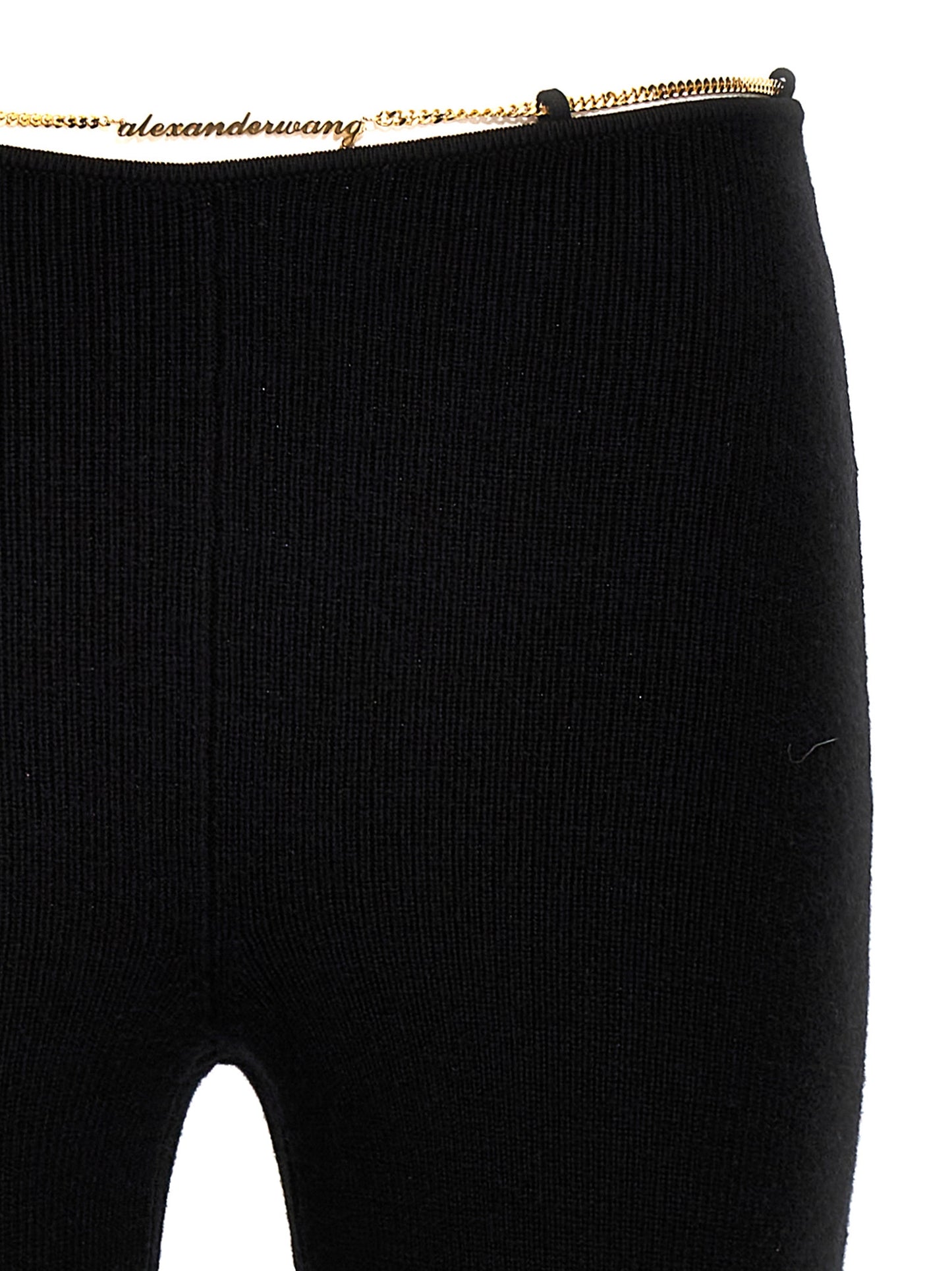 Black Wool Casual Pants