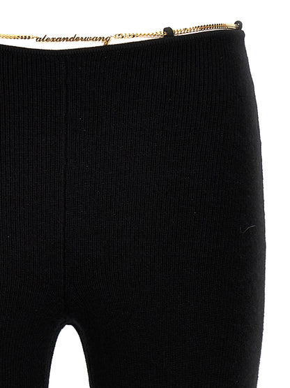 Black Wool Casual Pants