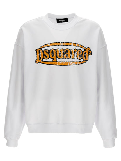 White Cotton Sweatshirt