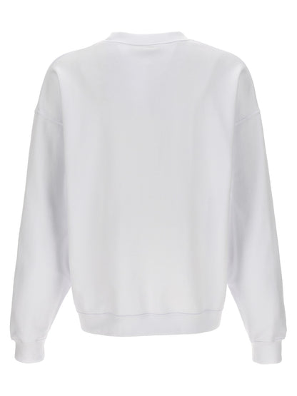 White Cotton Sweatshirt