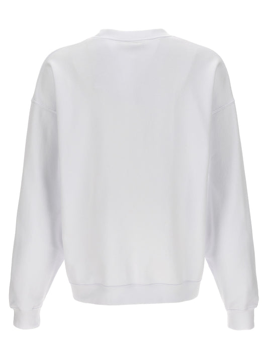 White Cotton Sweatshirt